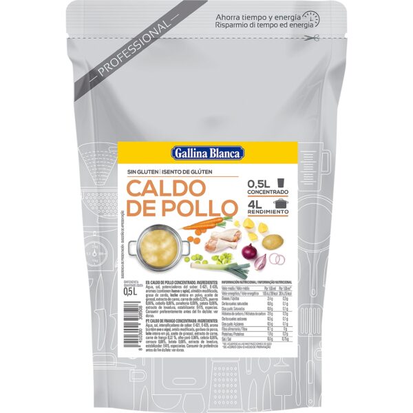 Caldo pollo Gallina Blanca | 0,5 Lt _ 1:8