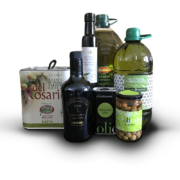 Assortiment Spaanse [olijf] olie en olijven | Aceite olivas y encurtidos