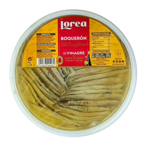 Boquerón del Cantábrico Lorea |  625 Gr