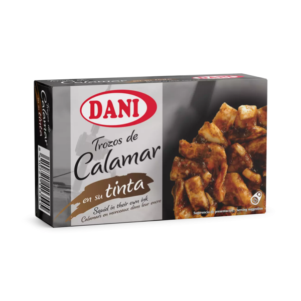 Trozos de Calamar en tinta Dani | 106 Gr