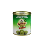 Aceitunas Manzanilla rellenas anchoa Karina | 200 Gr