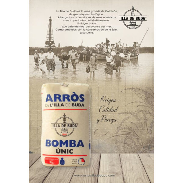 Arroz Bomba extra Illa de Buda | Paella 5 Kg