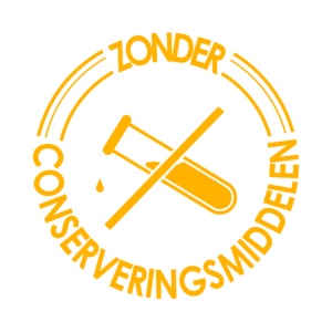 Logo vrij van conserveringsmiddelen