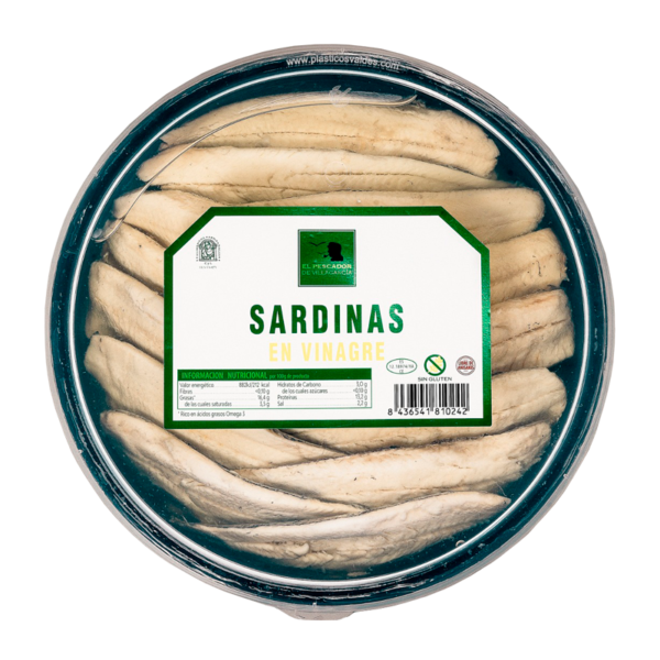 Lomo de Sardina en vinagre |  850 Gr