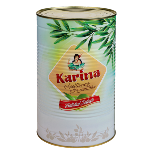 Aceitunas Manzanilla sin hueso Karina | 4,3 Lt