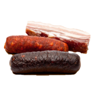 Compango Asturiano Spaanse vleespakket | Chorizo, morcilla en panceta, ingrediënten voor Fabada