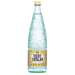 Liter fles Vichy Catalan | Kristallen fles Catalaans bruisend bronwater